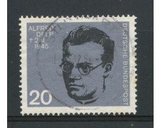 1964 - GERMANIA FEDERALE - 20p. ALFRED DELP - USATO - LOTTO/30881U
