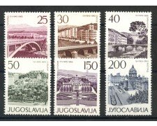 1965 - JUGOSLAVIA - VENTENNALE DELLA LIBERAZIONE 6 v. - NUOVI - LOTTO/33863