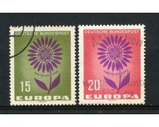 1964 - GERMANIA FEDERALE - EUROPA 2v - USATI - LOTTO/30887U