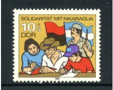 1983 - GERMANIA DDR - SOLIDARIETA' COL NICARAGUA - NUOVO - LOTTO/36615