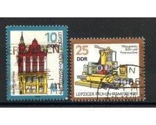 1979 - GERMANIA DDR - FIERA DI LIPSIA 2v.- USATI - LOTTO/36545