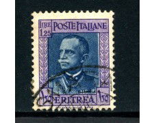 1931 - LOTTO/ERIT201U - ERITREA - 1,25 VIOLA E AZZURRO - USATO