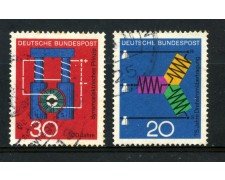 1966 - GERMANIA FEDERALE - CORRENTE E DINAMO 2v. - USATI - LOTTO/30929U