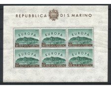 1961 - SAN MARINO - EUROPA - FOGLIETTO NUOVO - LOTTO/36555