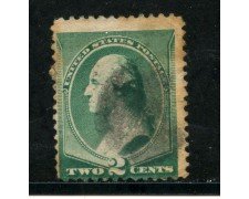 1887/88 - STATI UNITI - 2 cent. VERDE - USATO - LOTTO/29000