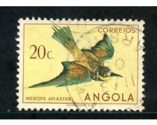 1951 - ANGOLA - 20c. UCCELLI - USATO - LOTTO/29005