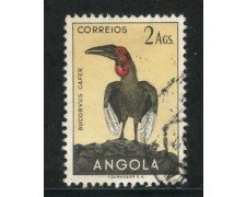 1951 - ANGOLA - 2 Ag.. UCCELLI - USATO - LOTTO/29009