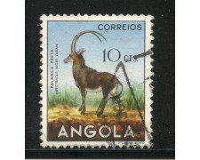 1953 - ANGOLA - 10c. PALANCA - USATO - LOTTO/29022