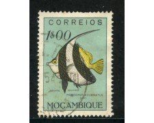 1951 - MOZAMBICO - 1e. PESCI - USATO - LOTTO/29044