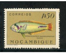1951 - MOZAMBICO - 1,5 e. PESCI - T/L - LOTTO/29045