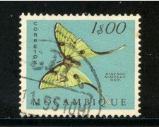 1953 - MOZAMBICO - 1e. FARFALLE - USATO - LOTTO/29067