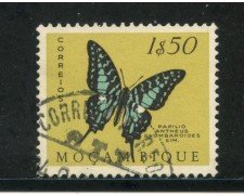 1953 - MOZAMBICO - 1,5e. FARFALLE - USATO - LOTTO/29068