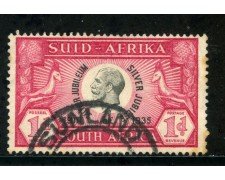 1935 - SUD AFRICA INGLESE - 1p. ROSSO GIORGIO V° - USATO - LOTTO/29108