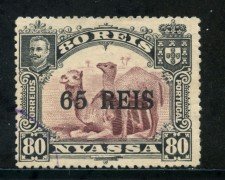 1903 - NYASSA ( MOZAMBICO) - 65 SU 80r. BRUNO LILLA - DROMEDARIO - USATO - LOTTO/29124