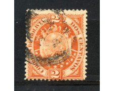 1894 - BOLIVIA - 2c. VERMIGLIO STEMMA - USATO - LOTTO/29144