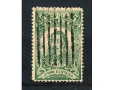 1897 - BOLIVIA - 5c. VERDE  MURILLO - USATO - LOTTO/29151