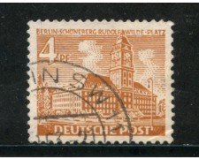 1949 - BERLINO - 4p. PIAZZA WILDE - USATO - LOTTO/29200