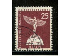 1956/63 - BERLINO - 25p. LILIENTHAL - USATO - LOTTO/29227