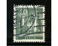 1956/63 - BERLINO - 30p. ISOLA DEI PAVONI - USATO - LOTTO/29228