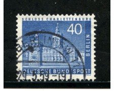 1956/63 - BERLINO - 30p. CHARLOTTEMBURG - USATO - LOTTO/29229