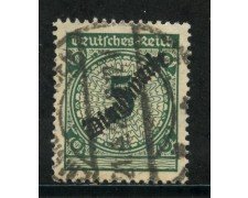 1923 - GERMANIA REICH SERVIZI - 5p. VERDE SOPRASTAMPATO - USATO - LOTTO/29273