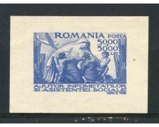 1947 - ROMANIA - ASSISTENZA SOCIALE - FOGLIETTO NUOVO - LOTTO/29322