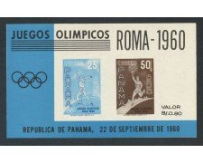 1960 - PANAMA - OLIMPIADI DI ROMA - FPGLIETTO NUOVO - LOTTO/29356