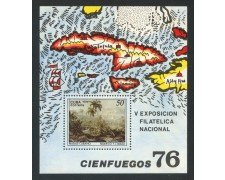 1976 - CUBA - EXPO FILATELICA  - FOGLIETTO NUOVO - LOTTO/29363
