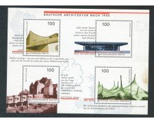 1997 - GERMANIA FEDERALE - ARCHITETTURA TEDESCA - FOGLIETTO NUOVO - LOTTO/29489