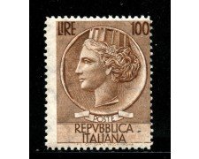 1955 - REPUBBLICA - 100 LIRE SIRACUSANA - LING. - LOTTO/29579