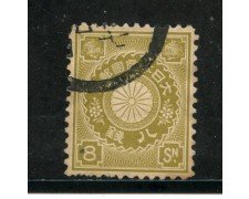 1899/902 - GIAPPONE - 8s. VERDE OLIVA - USATO - LOTTO/29675