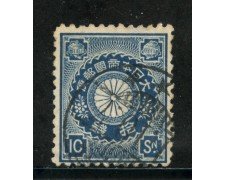 1899/902 - GIAPPONE - 10s. BLU - USATO - LOTTO/29676