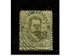 1891 - REGNO - 45c. UMBERTO I° - USATO - LOTTO/29859