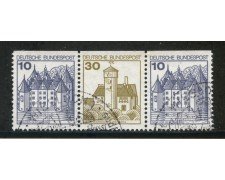 1977 - GERMANIA FEDERALE - 10+30 +10p. DA LIBRETTO - USATI - LOTTO/29872