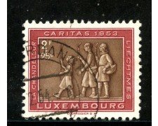 1953 - LUSSEMBURGO - 2+25c. CARITAS - USATO - LOTTO/29945