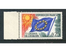 1963/71 - FRANCIA - 25c. CONSIGLIO D'EUROPA - NUOVO - LOTTO/ 30064