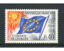 1963/71 - FRANCIA - 40c. CONSIGLIO D'EUROPA - NUOVO - LOTTO/ 30066
