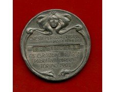 1902 - ITALIA - TORINO MEDAGLIA ESPOSIZIONE DI ARTE DECORATIVA MODERNA - LOTTO/M30123