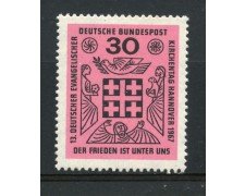 1967 - GERMANIA FEDERALE - 30p. CHIESA EVANGELICA - NUOVO - LOTTO/30934