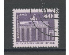 1980 - GERMANIA DDR - 40p. EDIFICIO DI BERLINO - USATO - LOTTO/36561