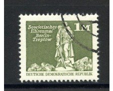 1980 - GERMANIA DDR - 1M.  EDIFICIO DI BERLINO - USATO - LOTTO/36566