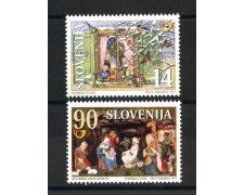 1997 - SLOVENIA - NATALE E NUOVO ANNO 2v. - NUOVI - LOTTO/33940
