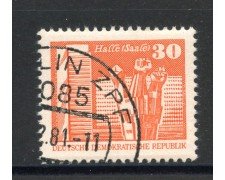 1981 - GERMANIA DDR - 30p. EDIFICIO DI BERLINO - USATO - LOTTO/36572U