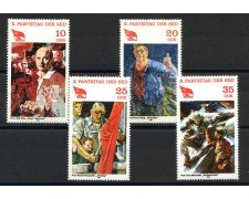 1981 - GERMANIA DDR - CONGRESSO PARTITO SOCIALISTA 4v. - NUOVI - LOTTO/36573