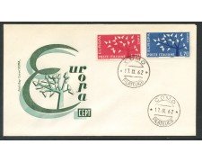 1962 - REPUBBLICA - EUROPA - BUSTA FDC - LOTTO/31923