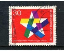 1969 - GERMANIA FEDERALE - 30p. ORGANIZZAZIONE DEL LAVORO - USATO - LOTTO/30956U