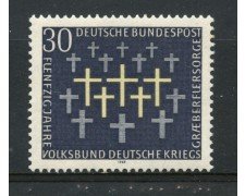 1969 - GERMANIA FEDERALE - 30p. CIMITERI MILITARI - NUOVO - LOTTO/30959
