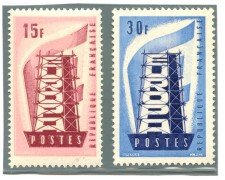 1956 - FRANCIA - EUROPA 2v. - NUOVI - LOTTO/4524