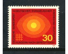 1969 - GERMANIA FEDERALE - 30p. CHIESA EVANGELICA - NUOVO - LOTTO/30963