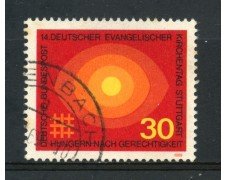 1969 - GERMANIA FEDERALE - 30p. CHIESA EVANGELICA - USATO - LOTTO/30963U